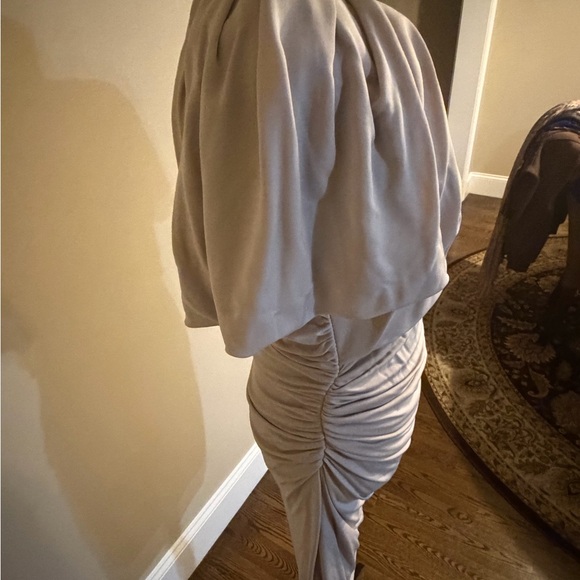 Classy Karen Millen Women's Dress in Greige - Picture 2 of 6